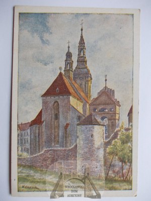 Kalisz, painting by W. Kurek, St. Joseph Church ca. 1939.