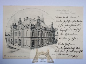 Inowrocław, Hohensalza, Postamt, publ. Trenkler 1900