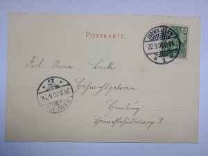 Inowrocław, Hohensalza, post office, published by Trenkler 1900