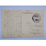 Inowrocław, Hohensalza, staw solankowy z mostkiem 1915