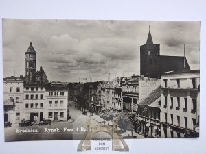 Brodnica, Strasbourg, Market Square ca. 1930