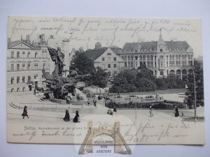 Szczecin, Stettin, grune Schanze, 1905