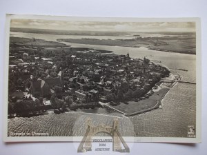 Kamień Pomorski, Cammin, aerial panorama, 1939
