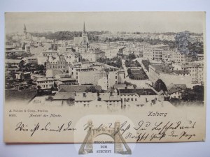 Kolobrzeg, Kolberg, panorama, 1900