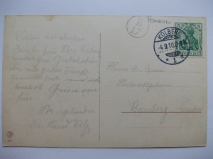 Kołobrzeg, Kolberg, łodź ratunkowa w akcji, 1910