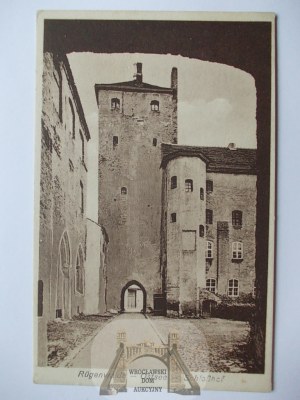 Darlowo, Rugenwalde, castle, ca. 1925