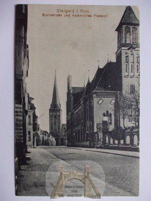 Stargard, Szeroka Street, 1917