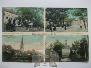 Sarbinowo pri Dębne, Myslibórz, pomník, obchod, ulica, okolo roku 1910