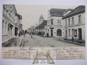 Khoszczno, Arnswalde,, street, Steintor-Strasse, 1904