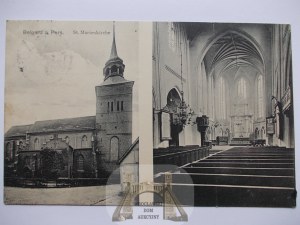 Bialogard, Belgard, church, 1910