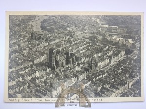 Danzig, Danzig, aerial panorama ca. 1935