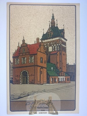 Danzig, Danzig, Prison Tower, Steindruk ca. 1910