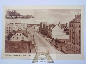 Gdyňa, ulice v rokoch 1920 a 1930