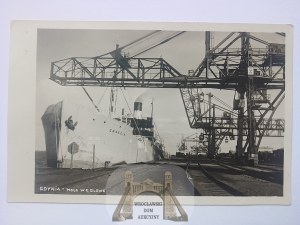 Gdynia, Coal Pier ca. 1935