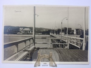 Gdynia, Seebrücke ca. 1930