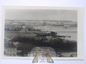Gdyňa, pohľad na prístav ca. 1935
