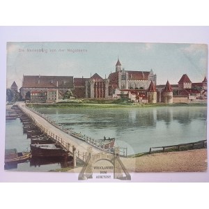Malbork, Marienburg, zamek, most 1911
