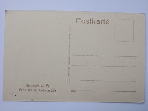 Wejherowo, Neustadt, mill, reprint circa 1920.