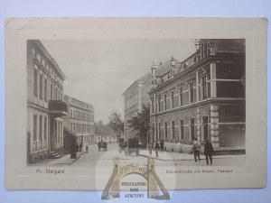 Starogard Gdanski, Pr. Stargard, Dworcowa street ca. 1910