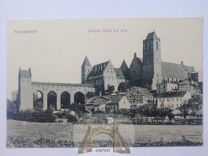 Kwidzyn, Marienwerder, castle, ca. 1915