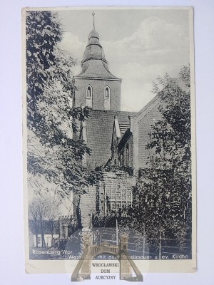 Susz, Rosenberg, église 1940