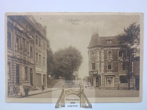 Człuchów, Schlochau, Market Square 1916