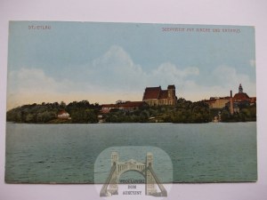 Iława, Deutsch Eylau, panorama, ok. 1914
