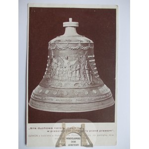 Radomno near Nowe Miasto Lubawskie, bell, circa 1930.