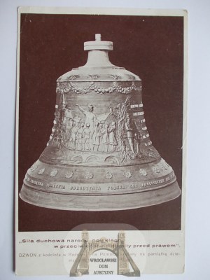 Radomno near Nowe Miasto Lubawskie, bell, circa 1930.
