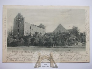 Działdowo, Soldau, hrad, 1900
