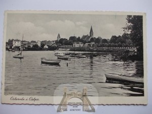 Ostróda, Osterode, panorama, 1940