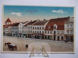 Ostróda, Osterode, Trhové námestie, cca 1920