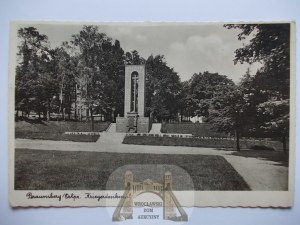 Braniewo, Braunsberg, monument, circa 1940.