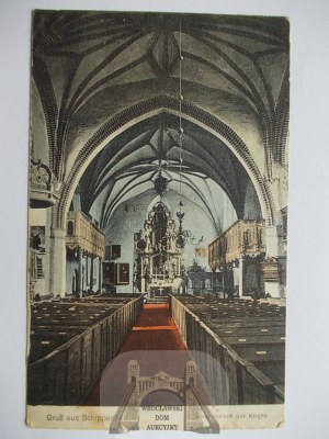 Sepopol, Schippenbeil, church, interior, 1920