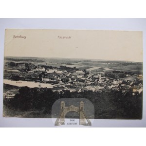 Mrągowo, Sensburg, panorama, ca. 1915