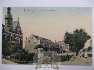 Kętrzyn, Rastenburg, Straße, Rathaus, 1908