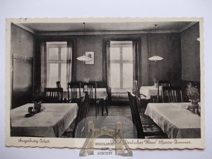 Wegorzewo, Angerburg, hotel - Deutsches Haus, dining room, 1940