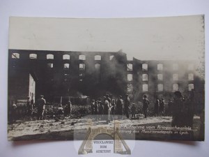 Elk, Lyck, destroyed ammunition depot, 1914