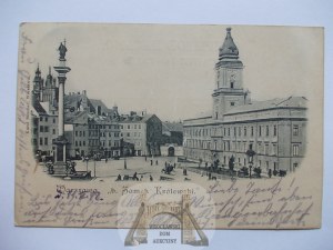 Warszawa, zamek królewski ok. 1900