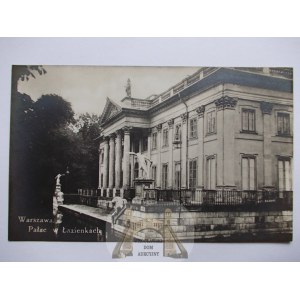 Warszawa, pałac w Łazienkach, fotograficzna ok. 1930