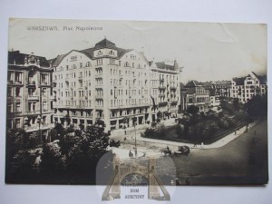 Warsaw, Napoleon Square, photographic 1926