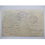 Warszawa, szpital wojenny II, stempel 1916