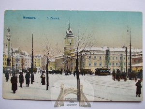 Varšava, zámok, zima 1912