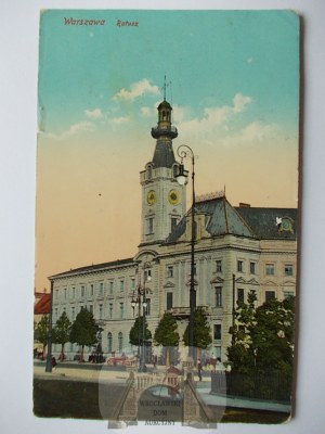 Warsaw, City Hall , published by J.G. 1915