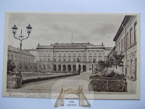 Varsovie, bâtiment du Conseil des ministres vers 1930