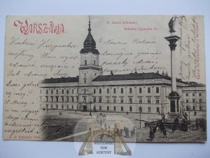 Varšava, Kráľovský zámok 1906