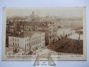 Warsaw, view of the City Headquarters and pl. Pilsudski 1930