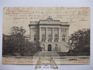 Varsovie, bibliothèque universitaire 1906
