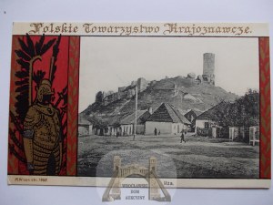 Iłża, hrad, PTK, husár, koláž ca. 1910