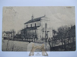 Siedlce, kostel 1915